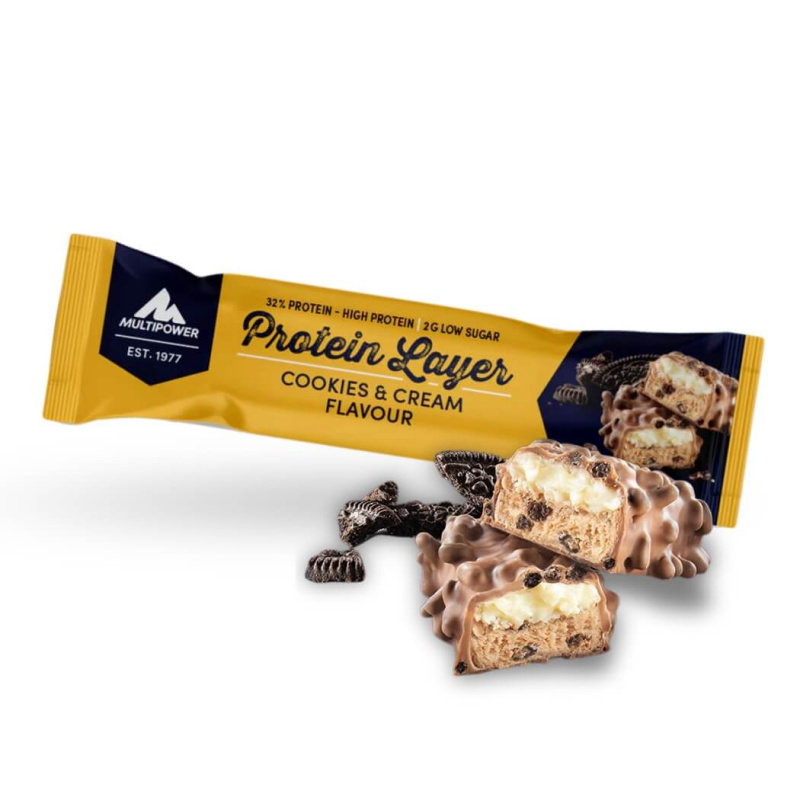 MULTIPOWER PROTEIN LAYER proteinová tyčinka 2+1 ZDARMA